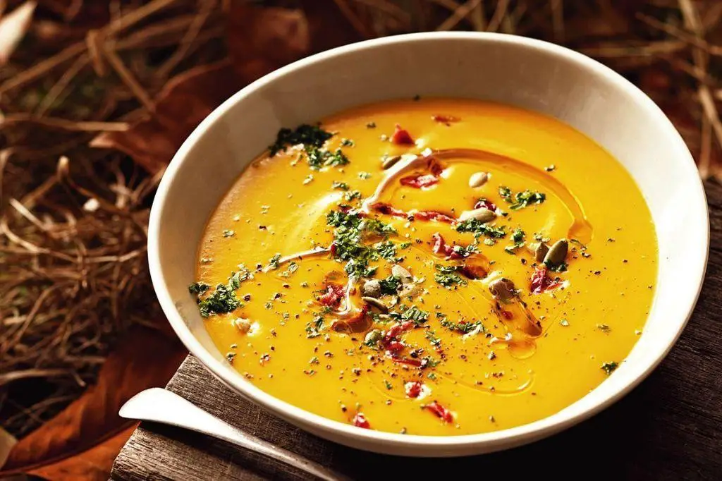 Australian Pumpkin and Macadamia Nut Soup