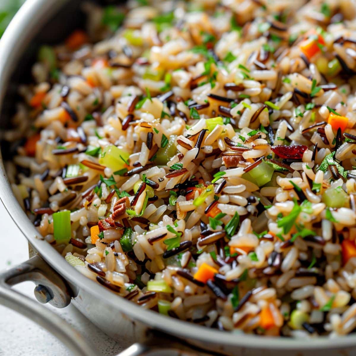 Pan-Seared Trout with Wisconsin Wild Rice Pilaf