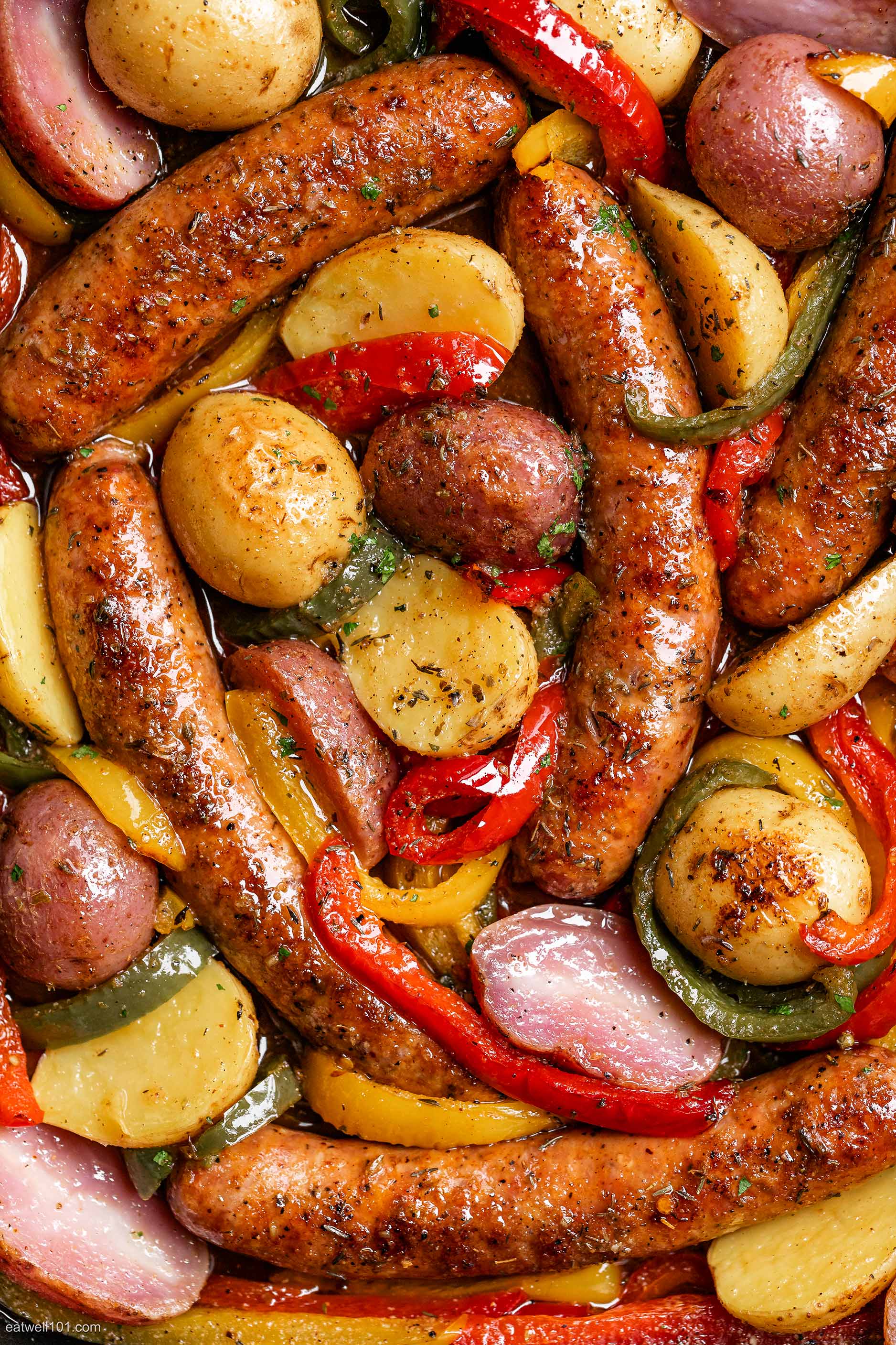 Sheet Pan Roasted Wisconsin Cheese and Sausage Medley