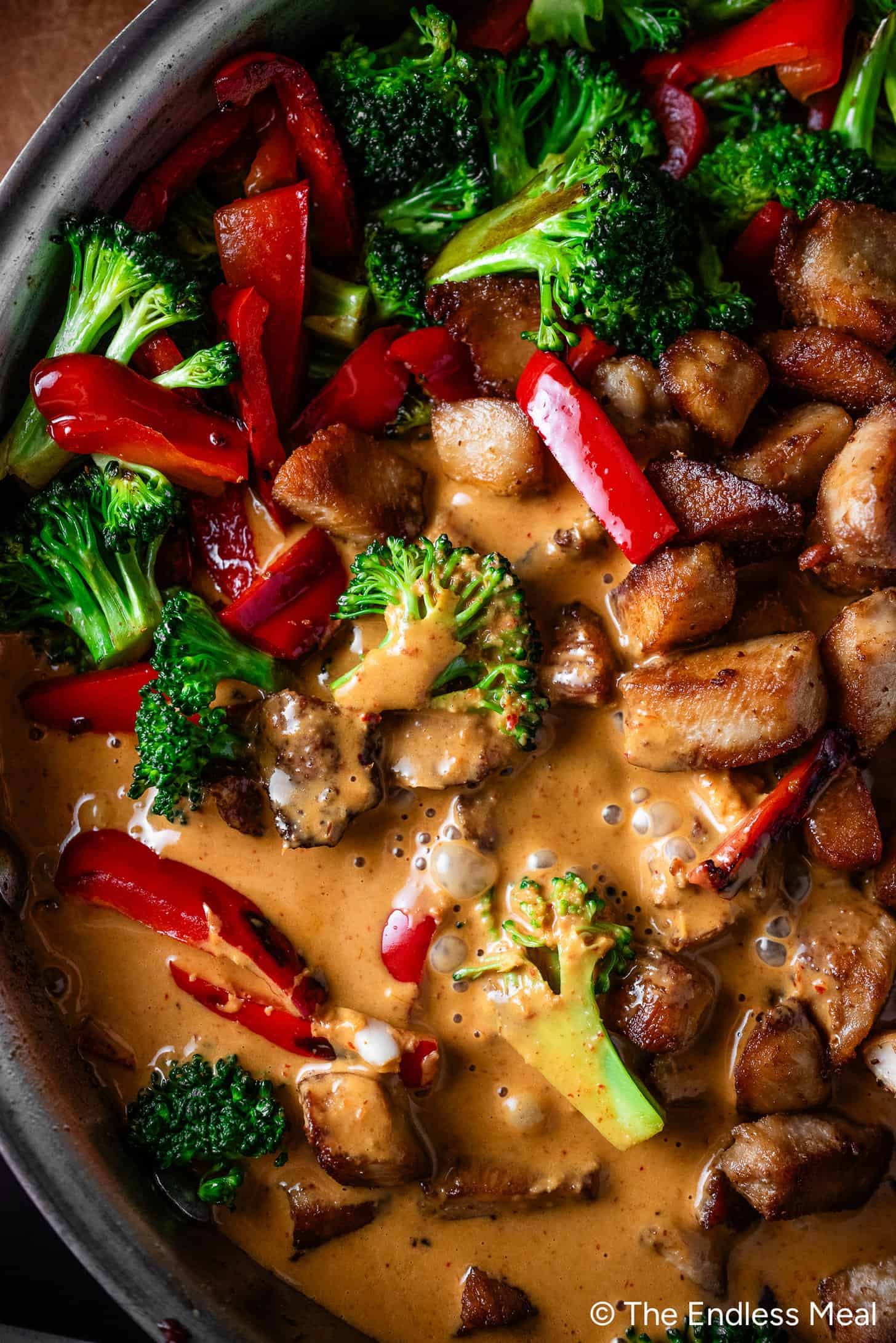 Instant Pot Thai Peanut Chicken with Broccoli