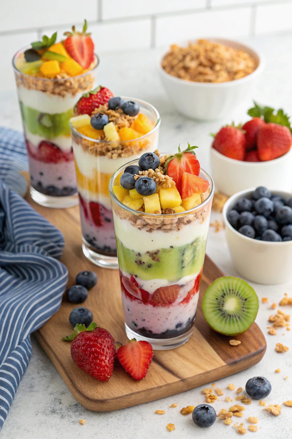 Quick No-Cook Fruit and Yogurt Parfait for Kids