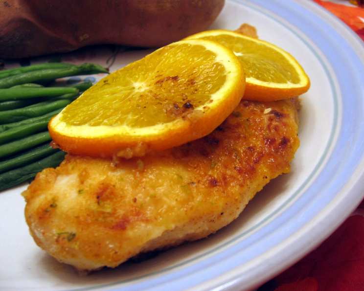 Aperol-Glazed Chicken with Citrus Zest