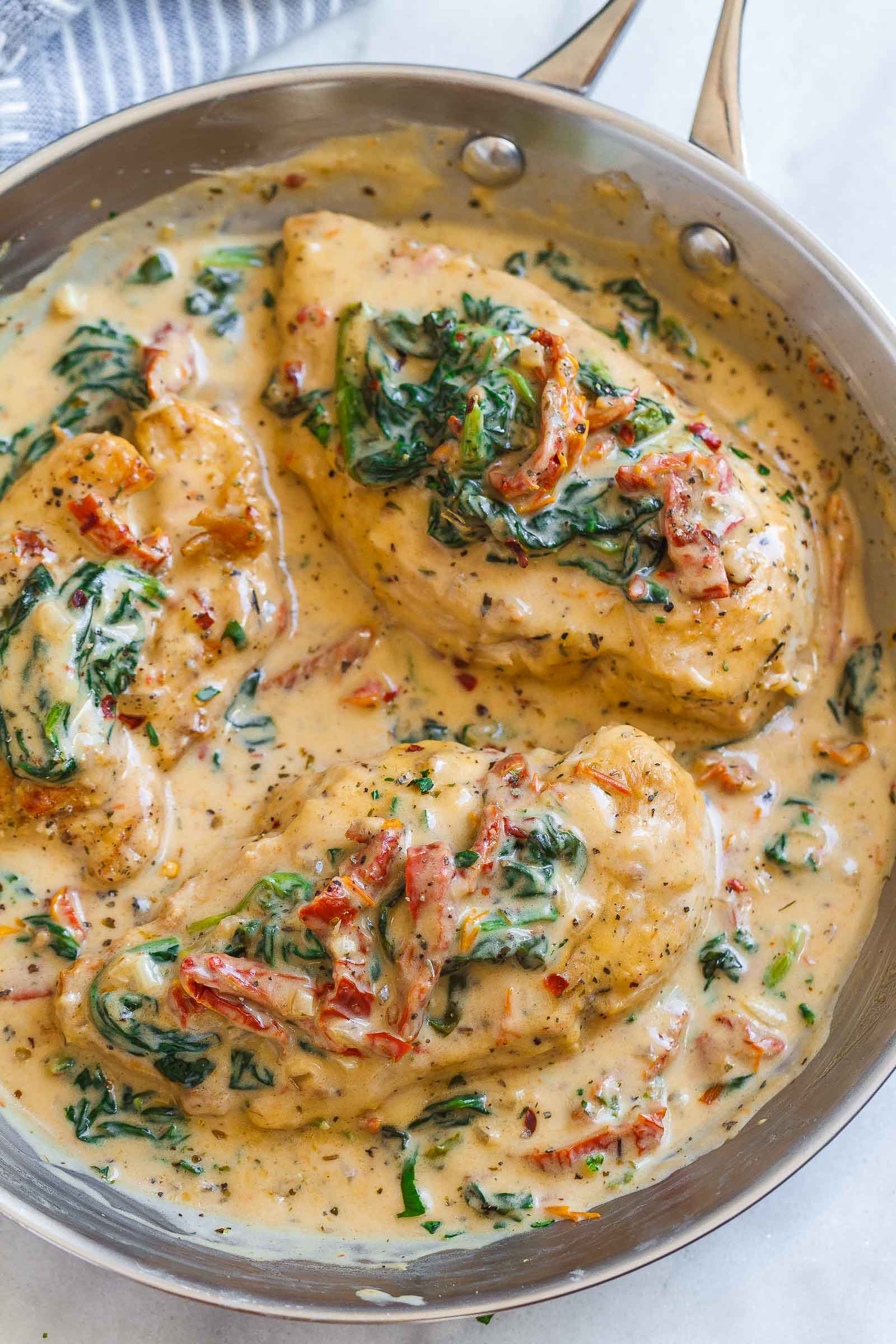 Sautéed Chicken with Wisconsin Cheese and Herb Pan Sauce