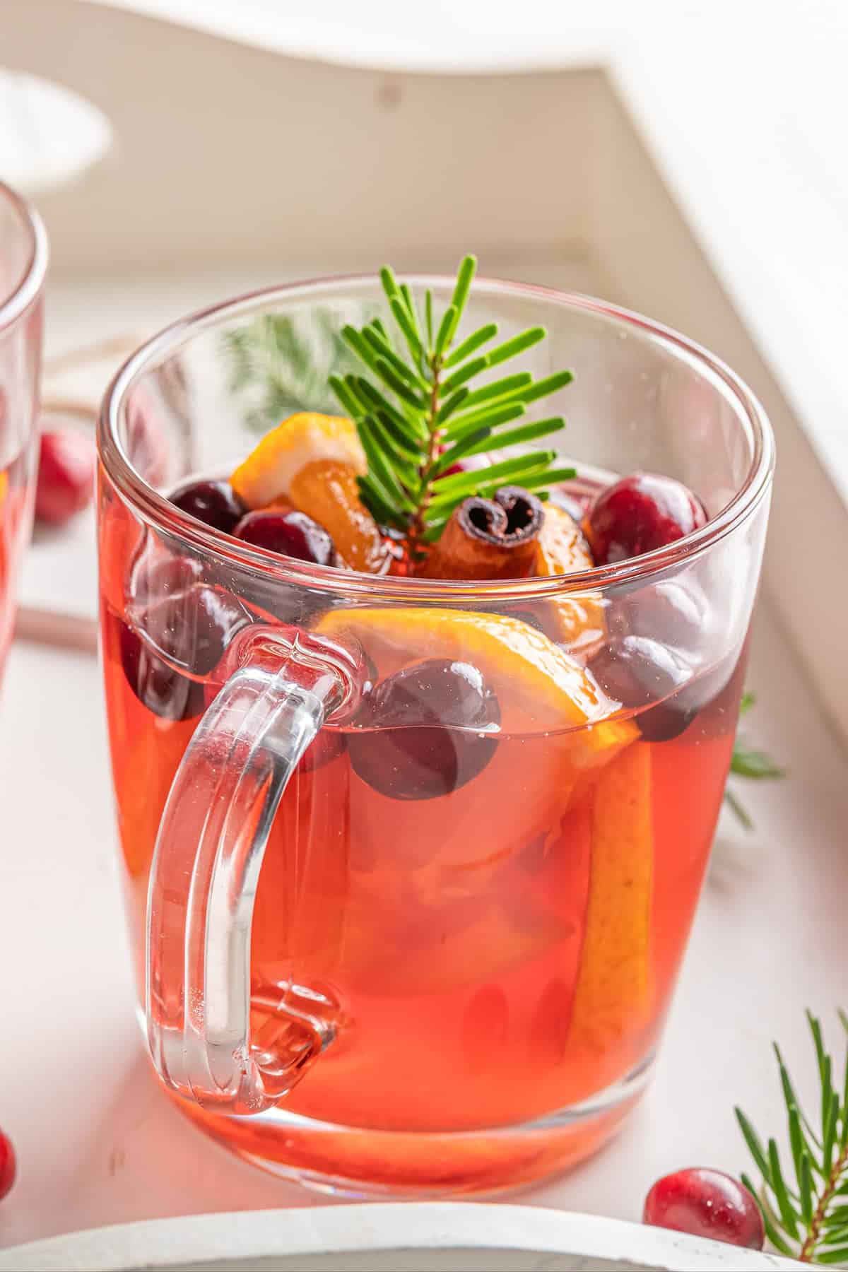 Spiced Rum and Cranberry Citrus Punch