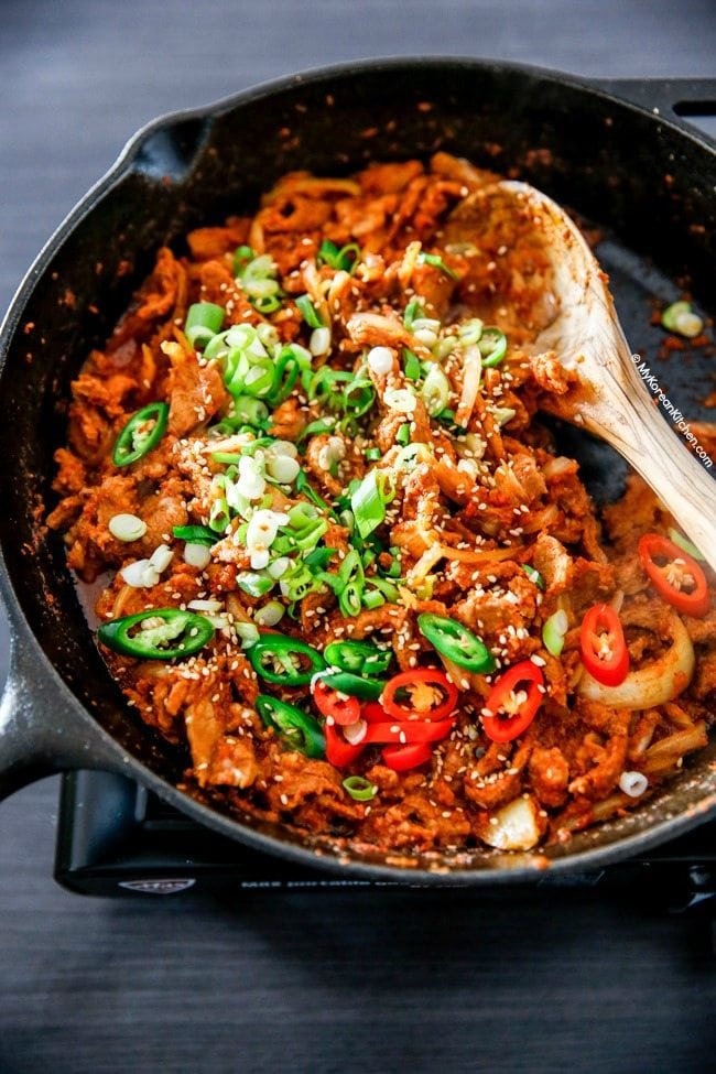 Spicy Korean Stir-Fry Pork Bulgogi