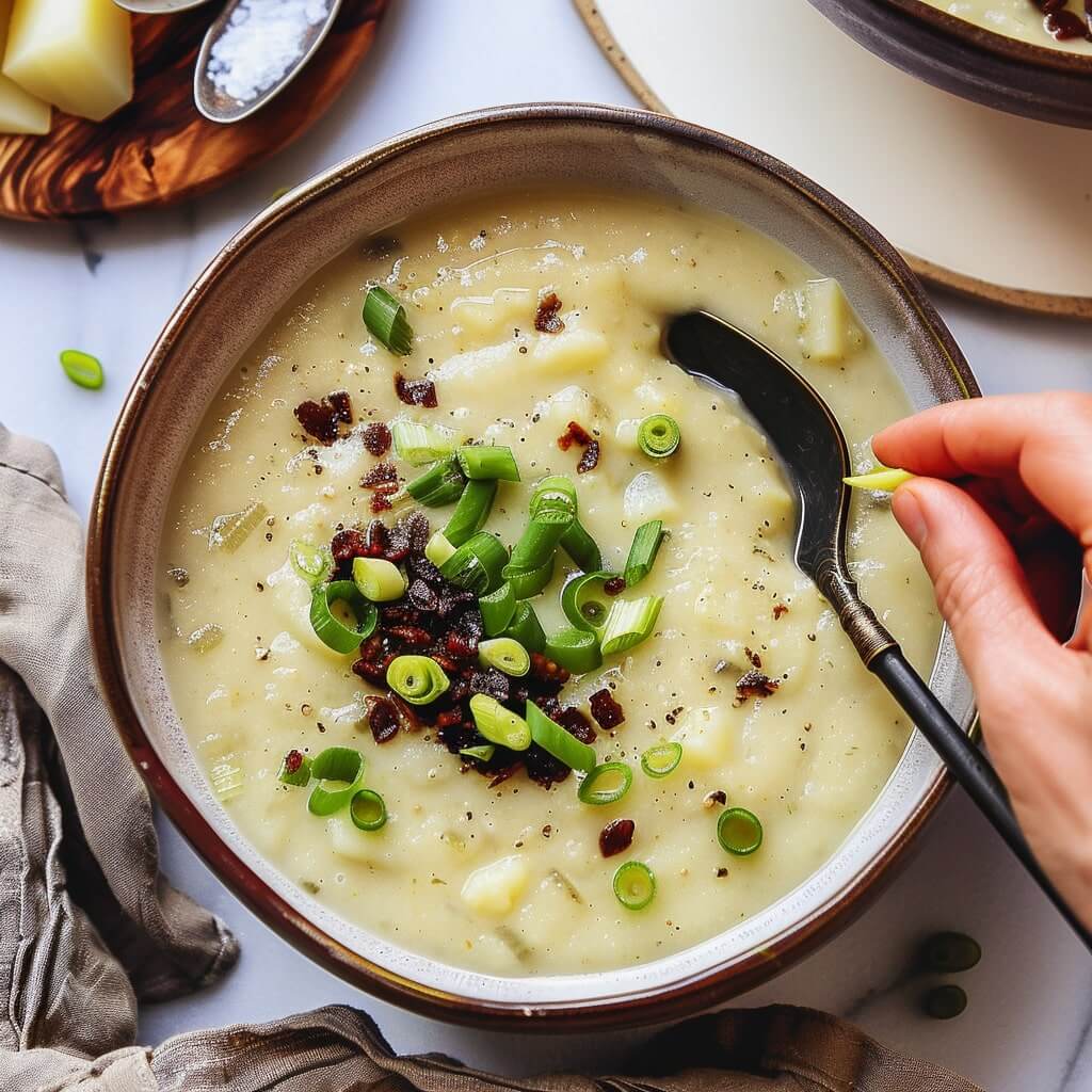 Authentic 1920s Potato Leek Soup