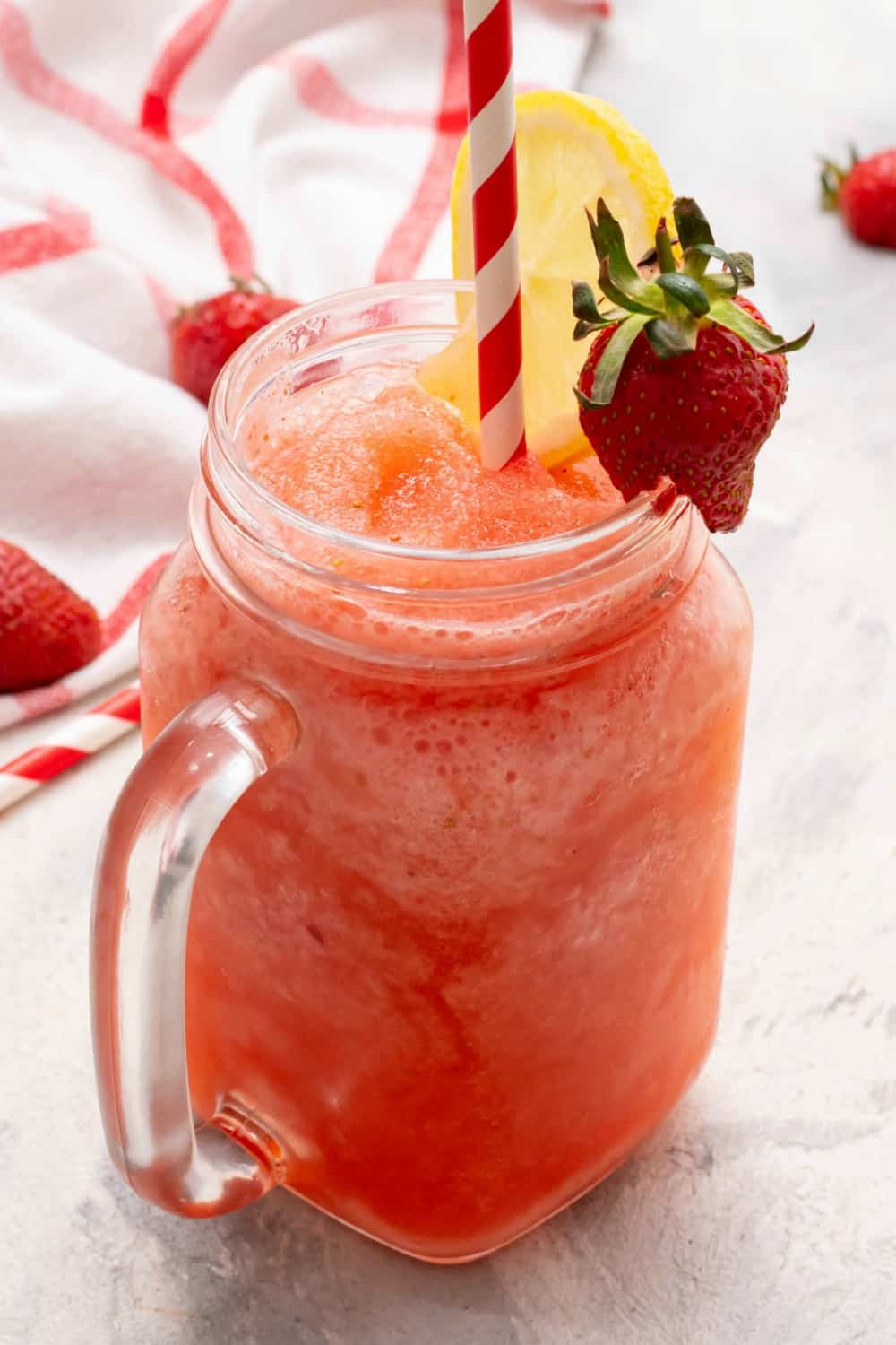 Frozen Strawberry Lemonade Punch