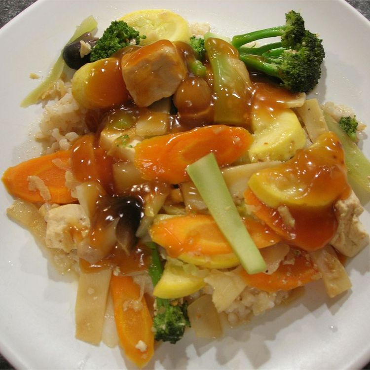 Asian Fusion Stir-Fry with Tofu and Mixed Vegetables