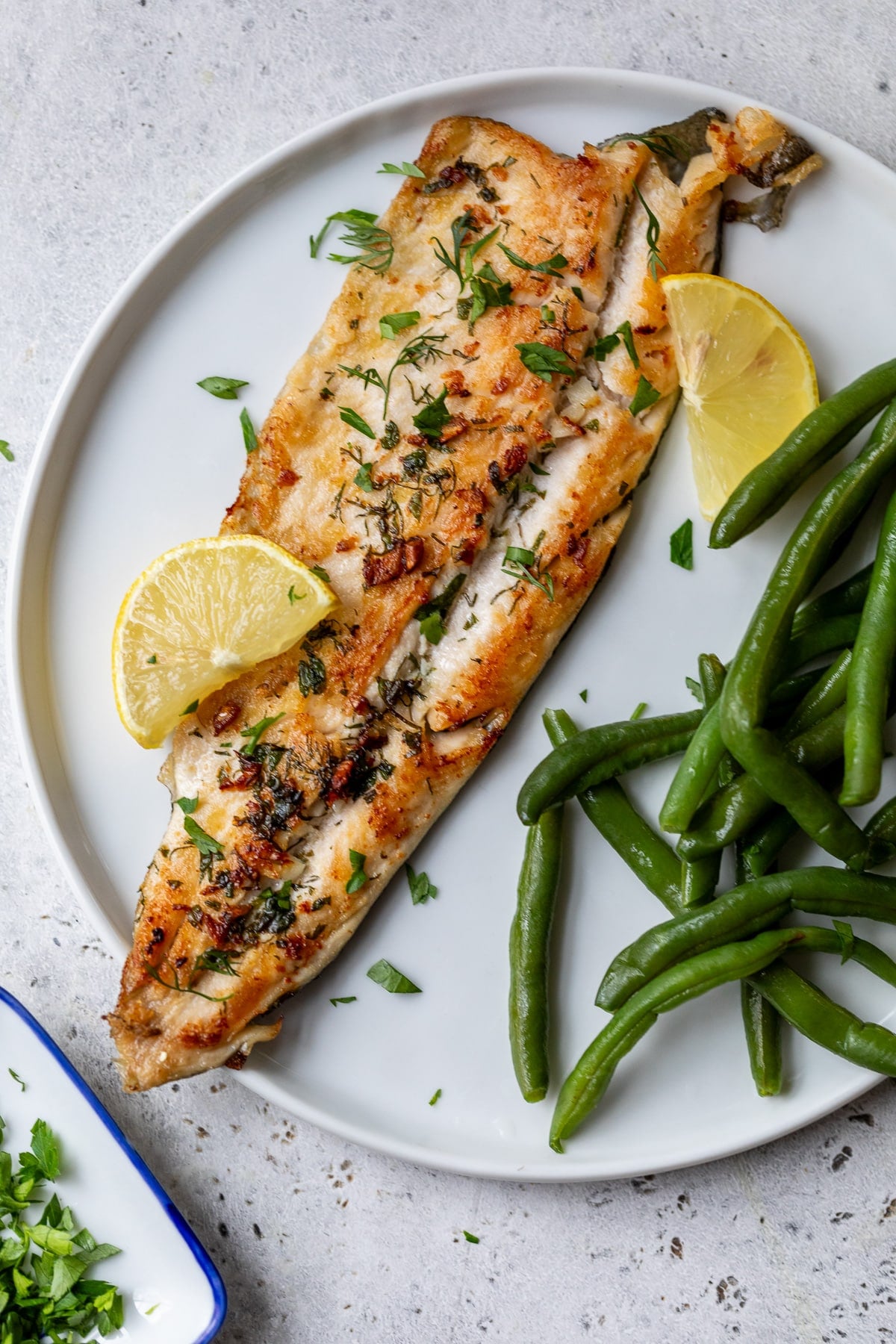 Pan-Seared Trout with Mountain Herb Butter