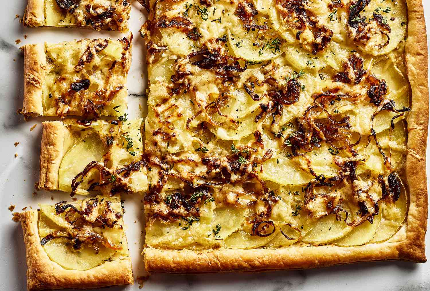 Caramelized Shallot and Gruyère Tart with Thyme