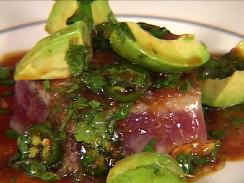 Pan-Seared Barramundi with Finger Lime and Avocado Salsa