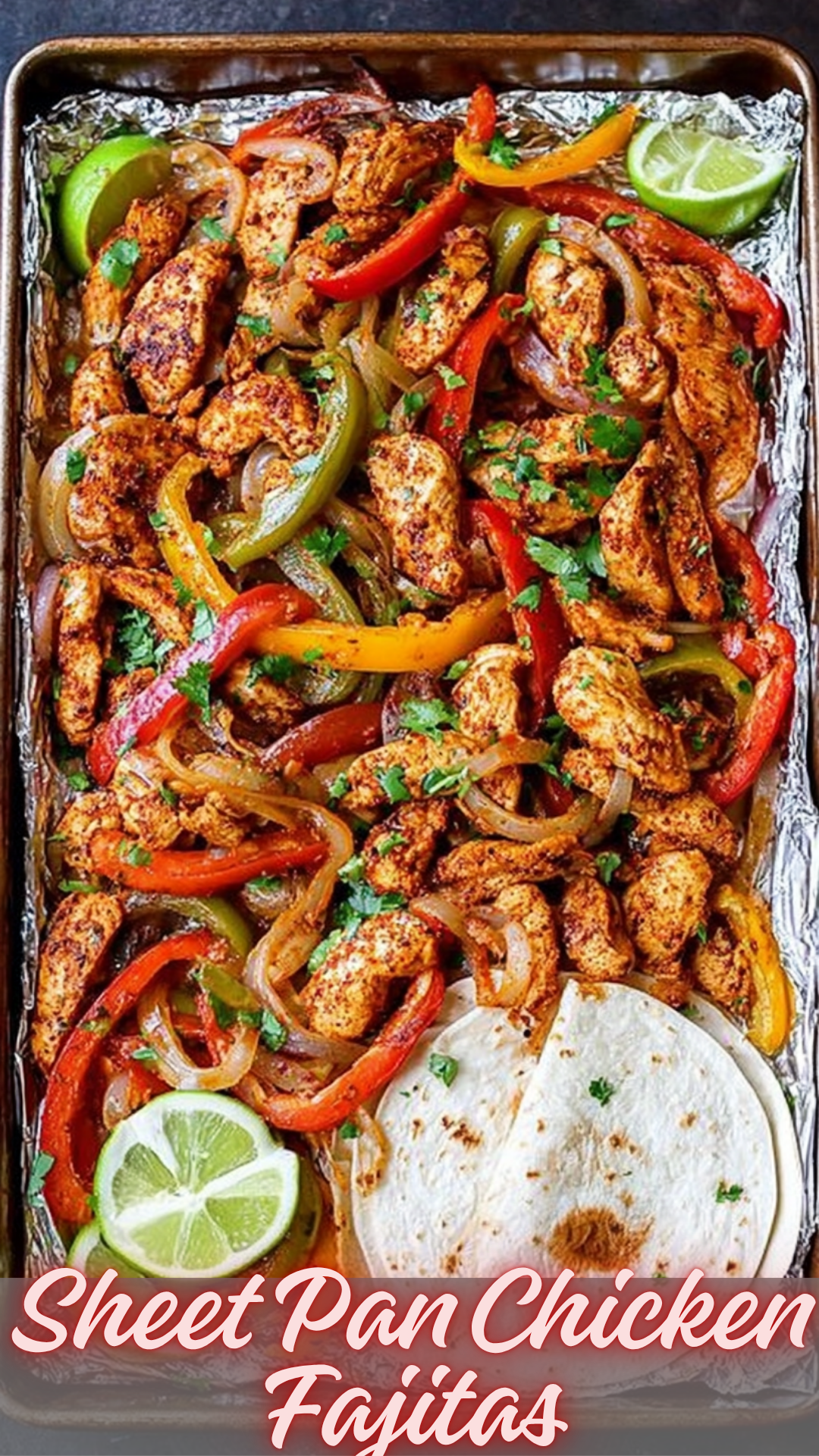 Sheet Pan Mexican-Inspired Chicken Fajitas