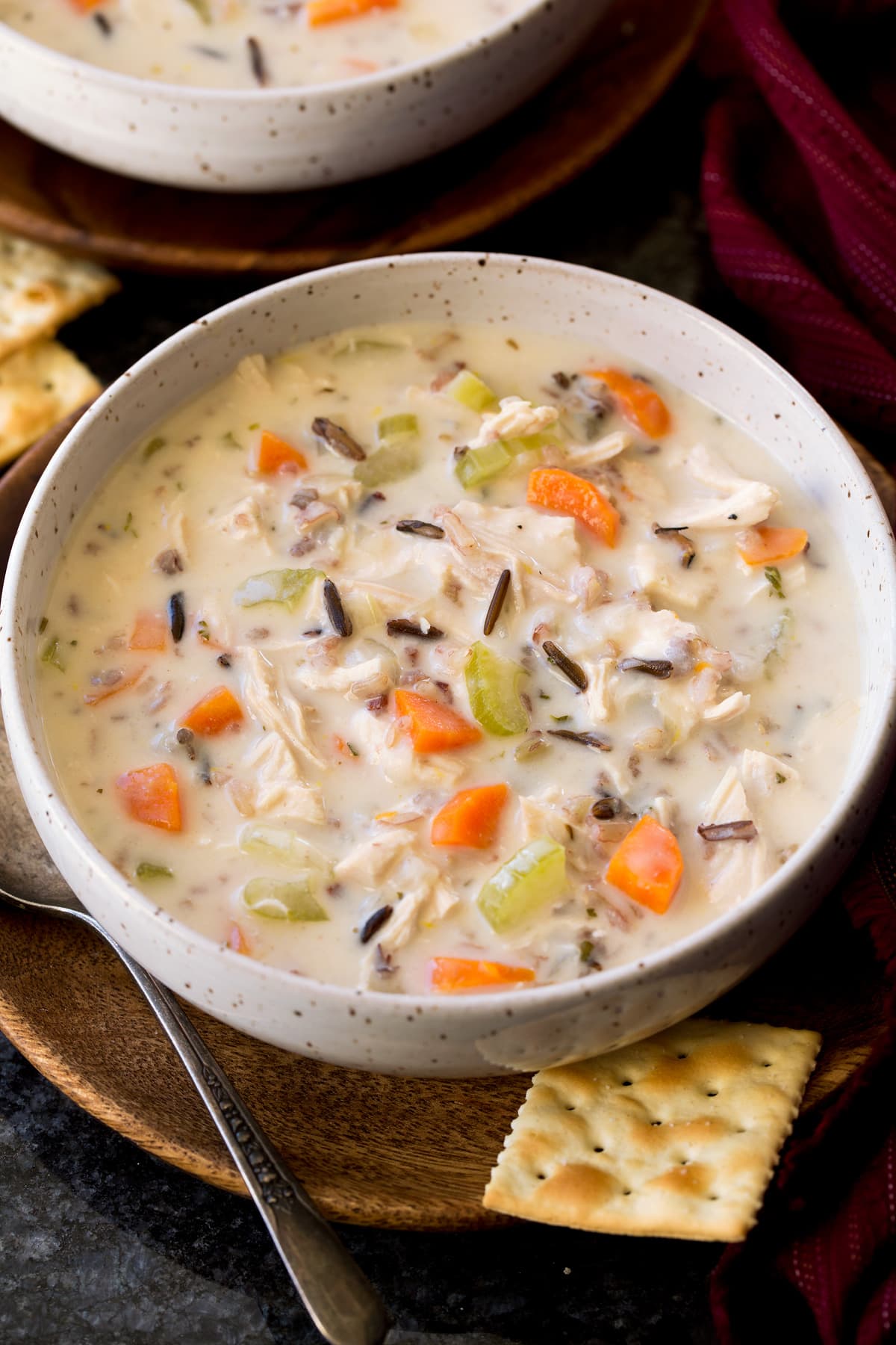 One-Pot Creamy Chicken and Wild Rice Soup