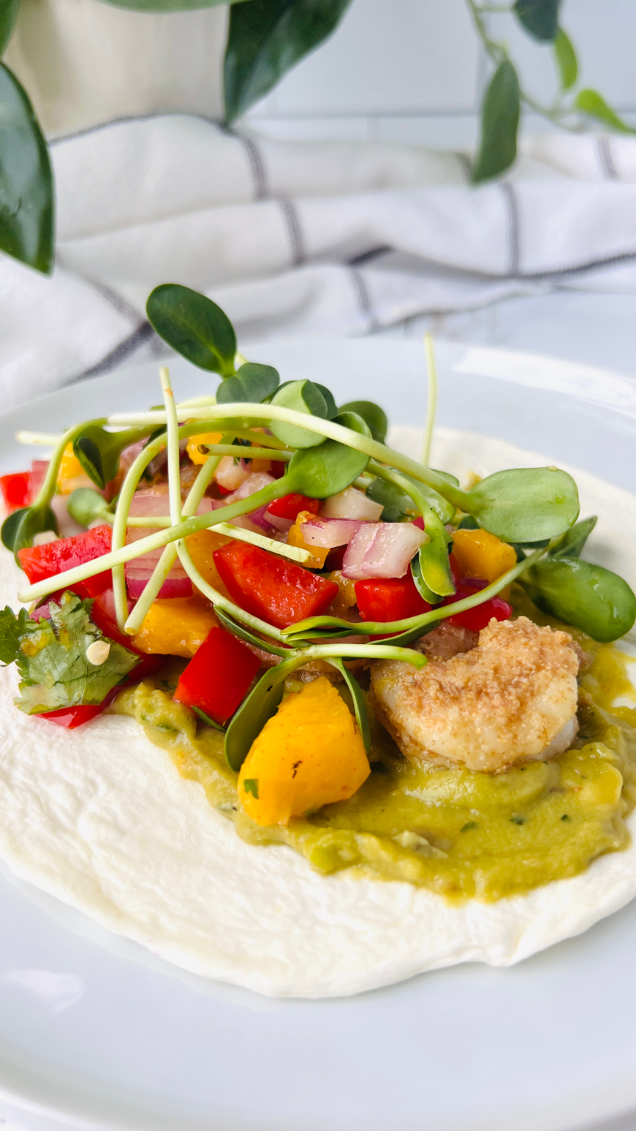 Chili-Lime Shrimp Tacos with Mango Salsa