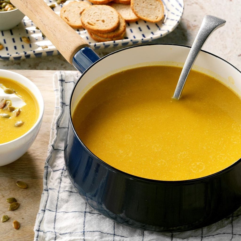 Half-Measure Spiced Pumpkin and Coconut Soup