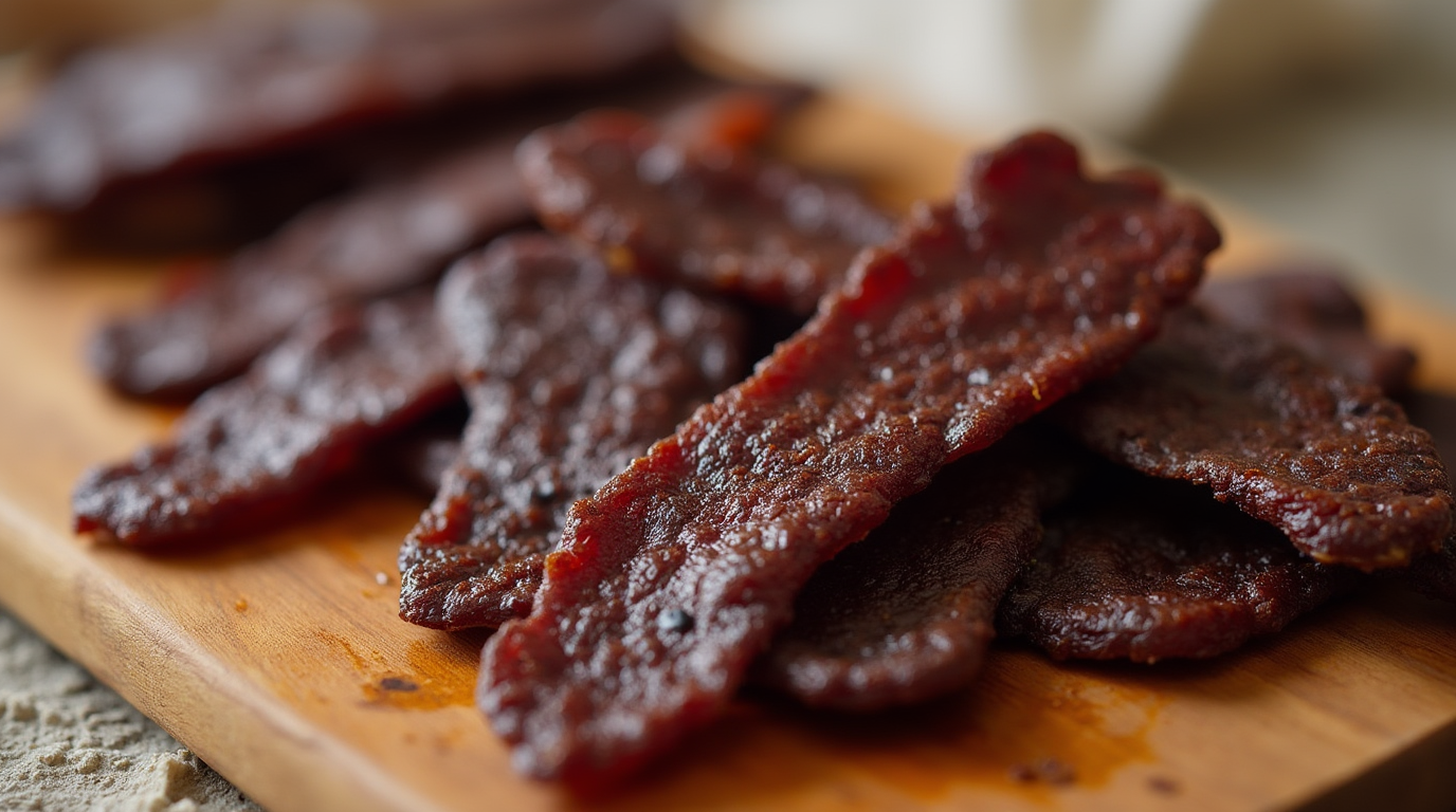 Smoked Wattleseed and Lemon Myrtle Beef Jerky
