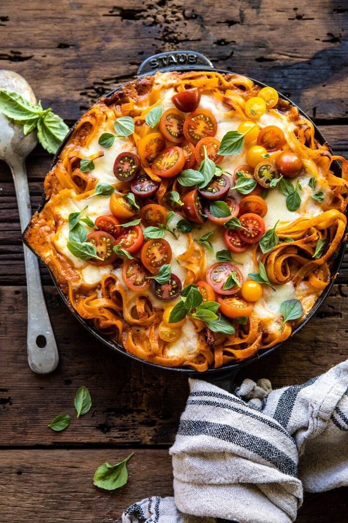 One-Pot Creamy Tomato Basil Pasta with Italian Sausage