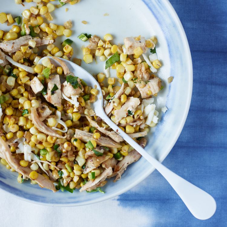 Pan-Seared Chicken with Popular Mexican Corn Salad