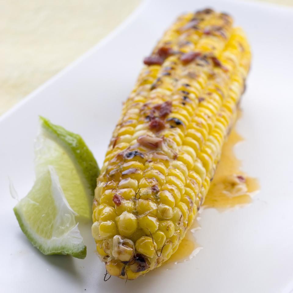 Mexican Street-Style Grilled Corn with Chipotle Lime Butter