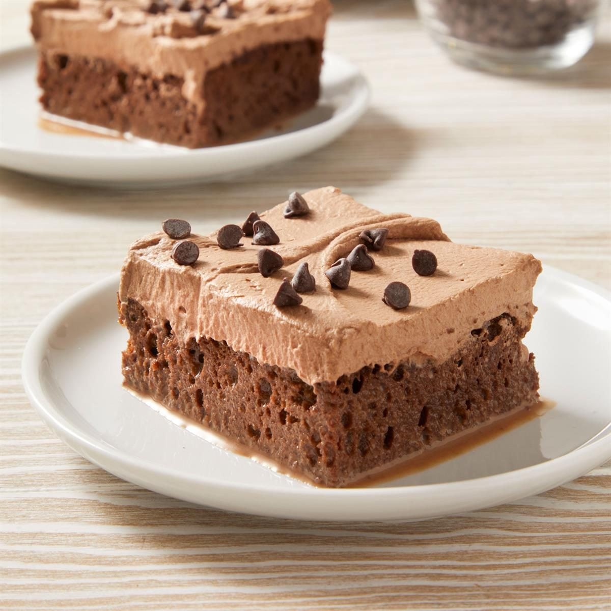Layered Mexican Chocolate Tres Leches Cake
