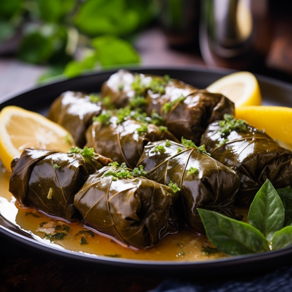 Mediterranean Dolmades with Lemon and Fresh Herbs