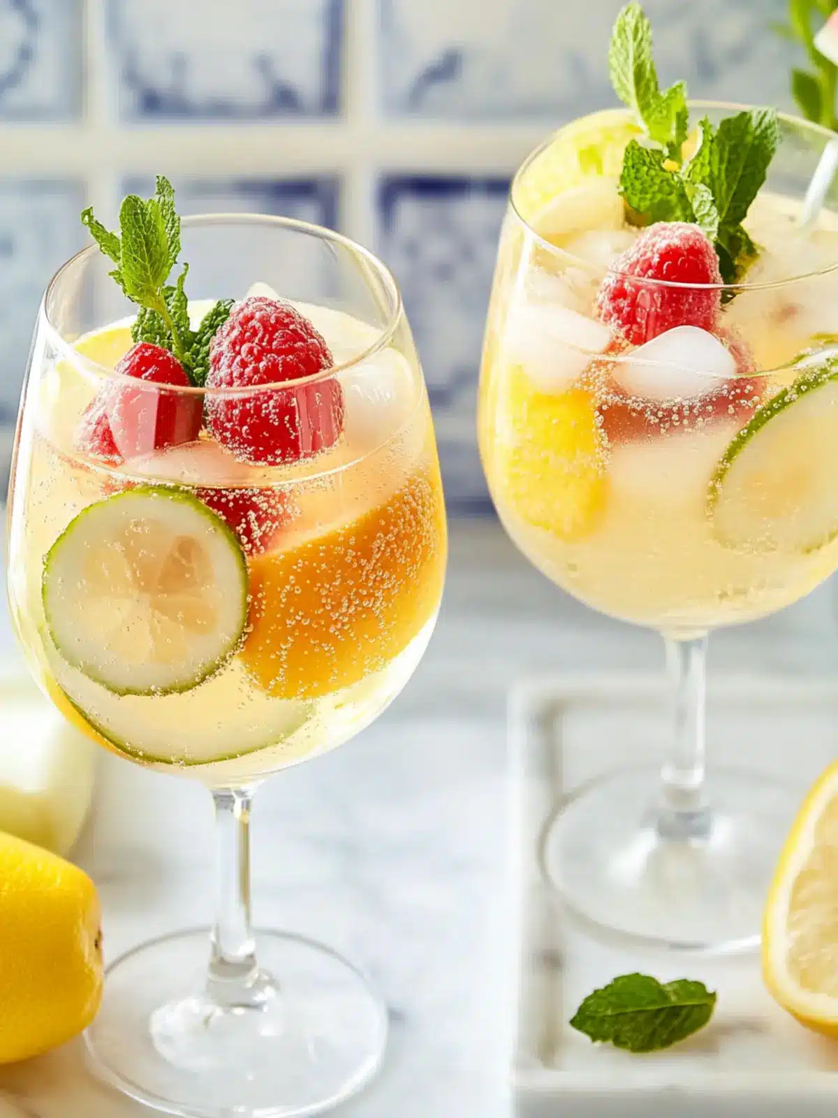 White Wine and Citrus Sparkling Spritz