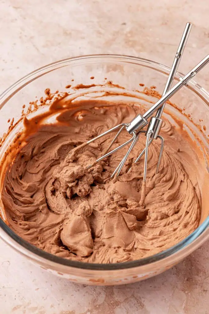 Chocolate-Chili Mug Cake with Whipped Cream