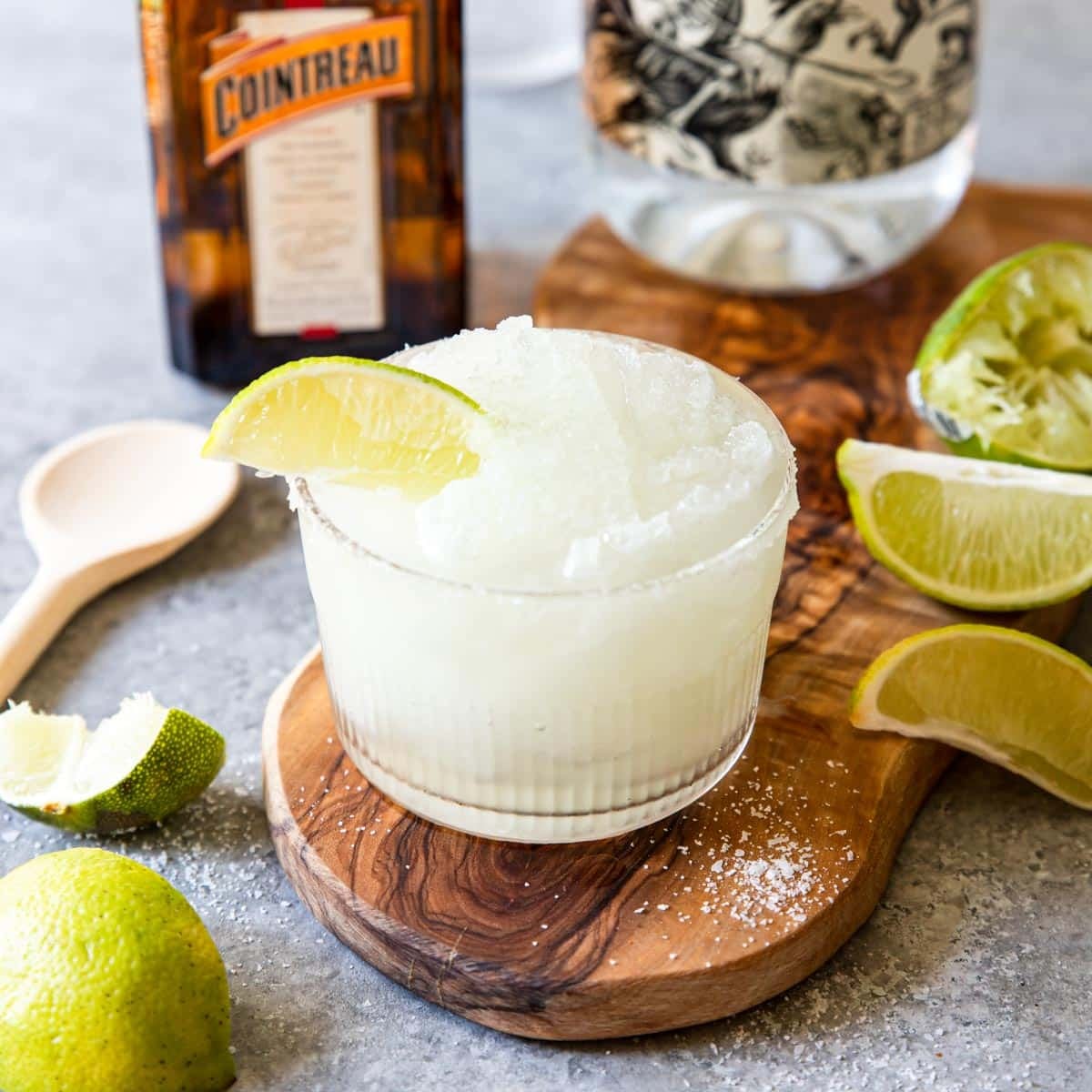 Lime-Infused Margarita with Cointreau and Agave Syrup