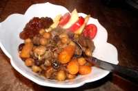 Slow-Simmered Syrian Lamb Stew with Eggplant and Chickpeas