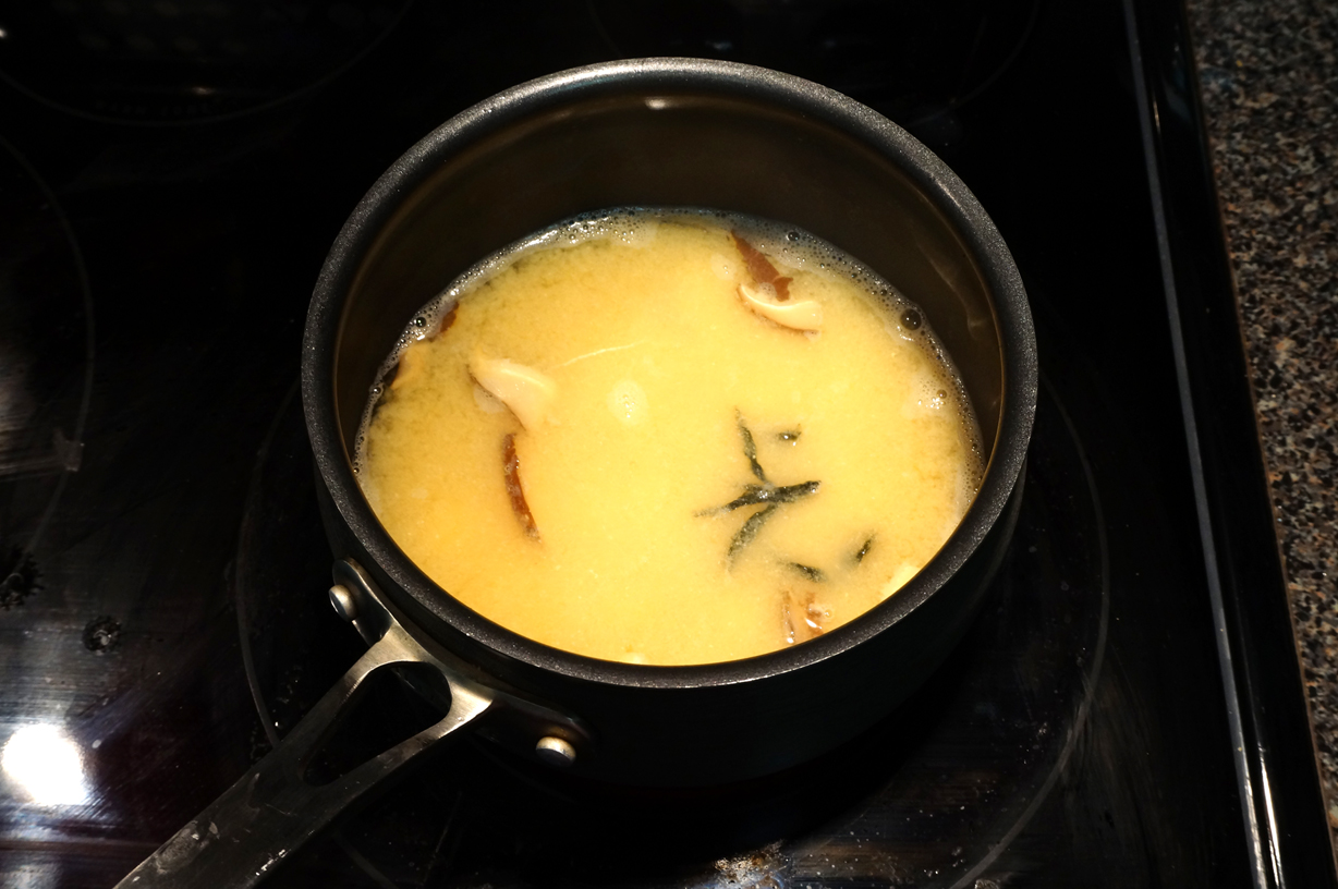 Hand-Whisked Miso Soup with Wakame