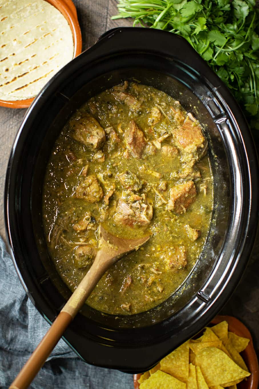 Slow-Cooked Chile Verde Pork Stew