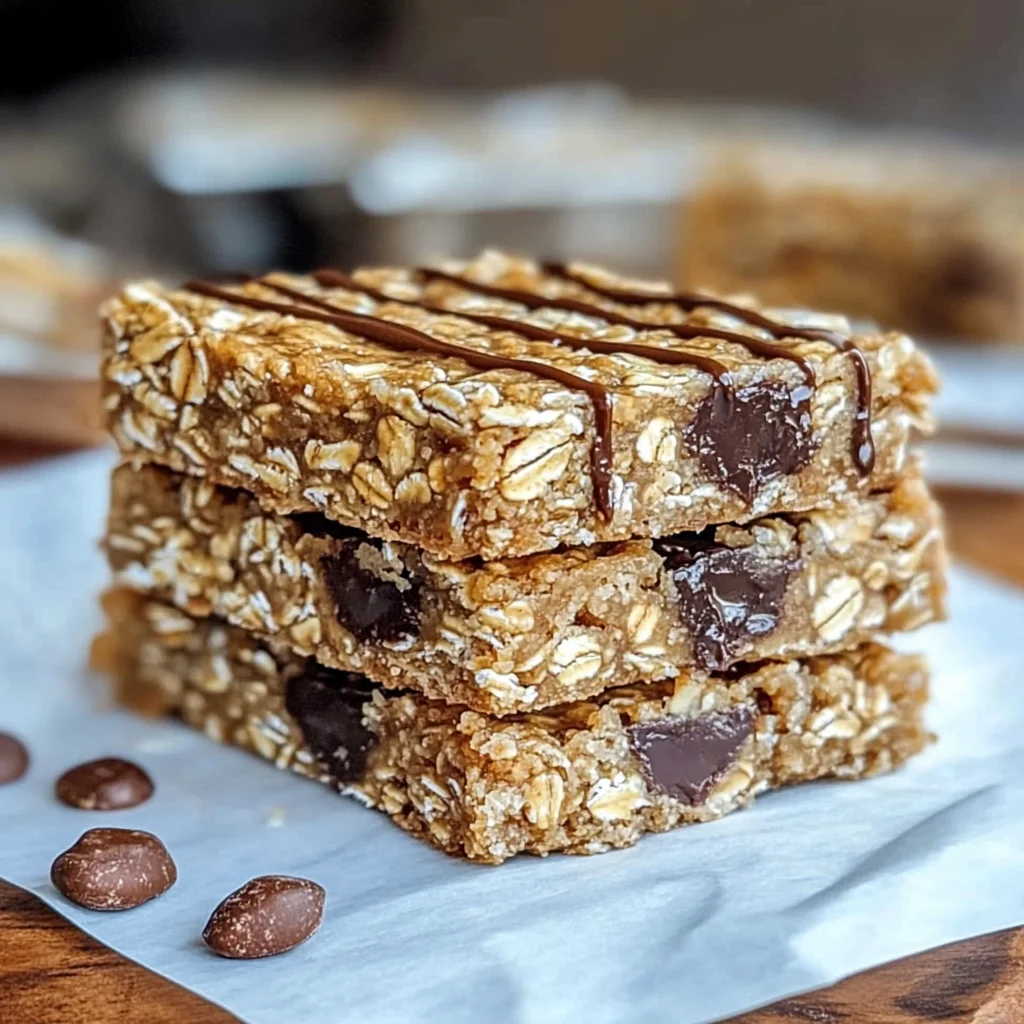 No-Bake Banana Peanut Butter Oat Bars