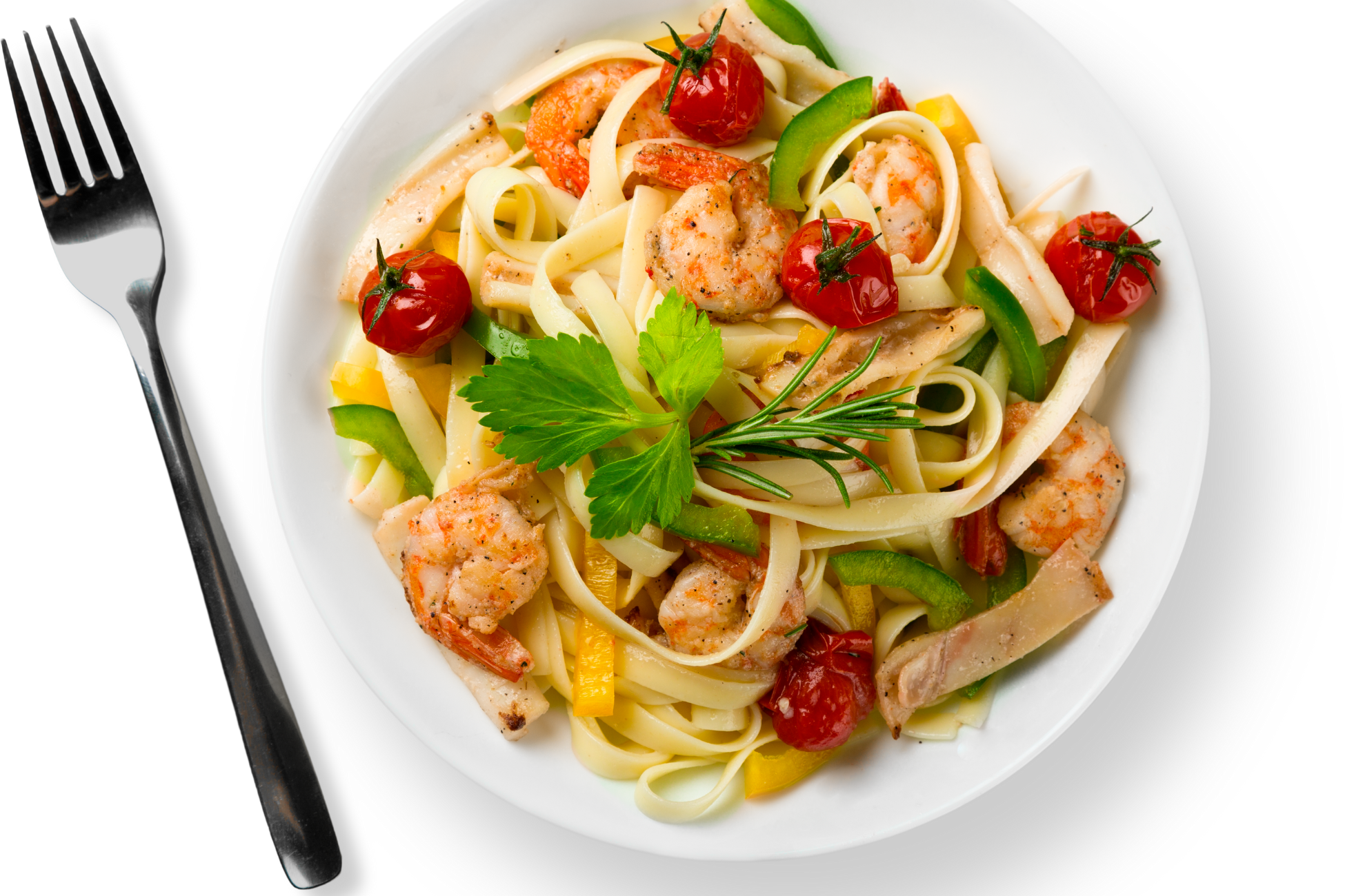 One-Pan Lemon Garlic Shrimp with Linguine