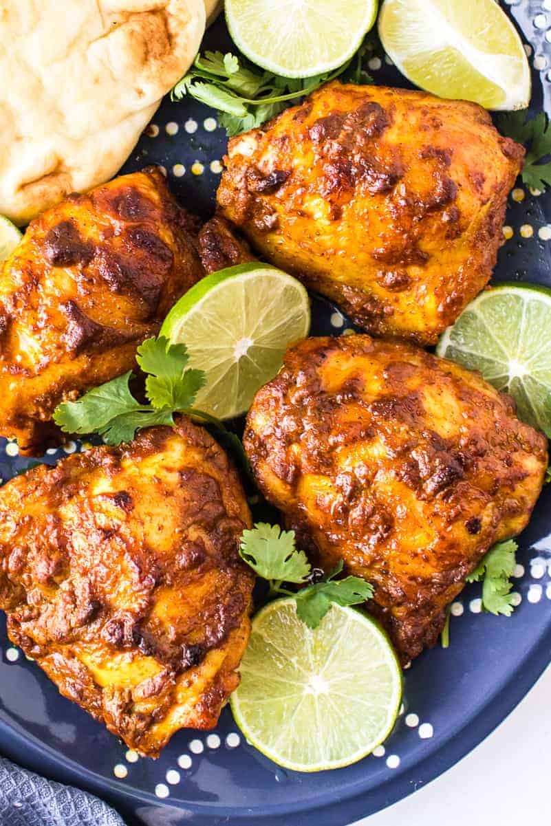 Spiced Singh-Style Tandoori Chicken Thighs