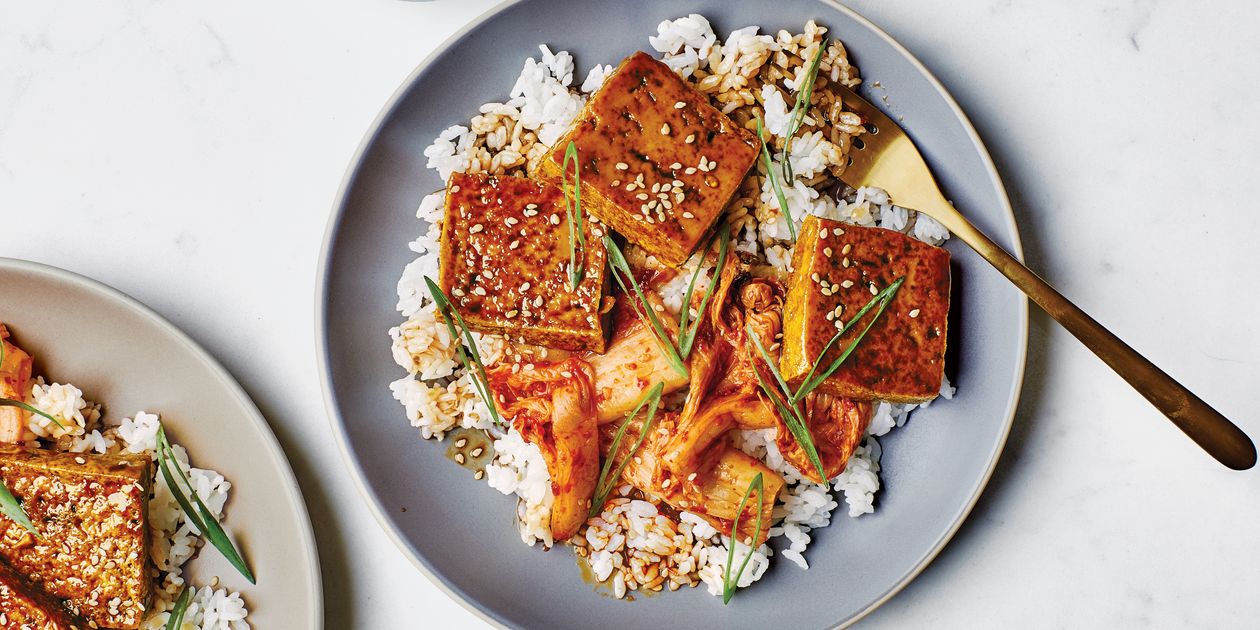 Pan-Fried Tofu with Spicy Maple-Soy Glaze