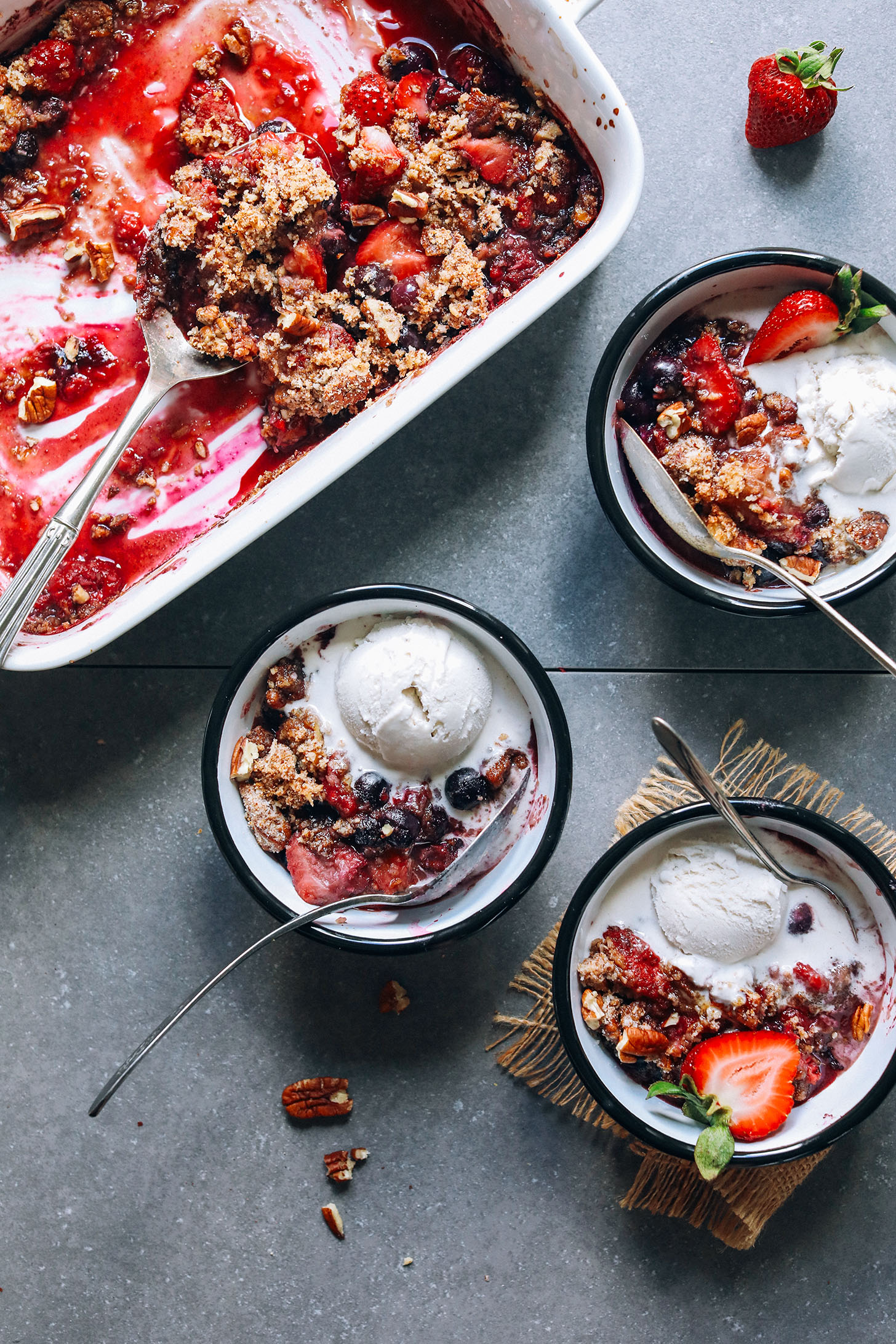 Gluten-Free Berry Almond Crisp