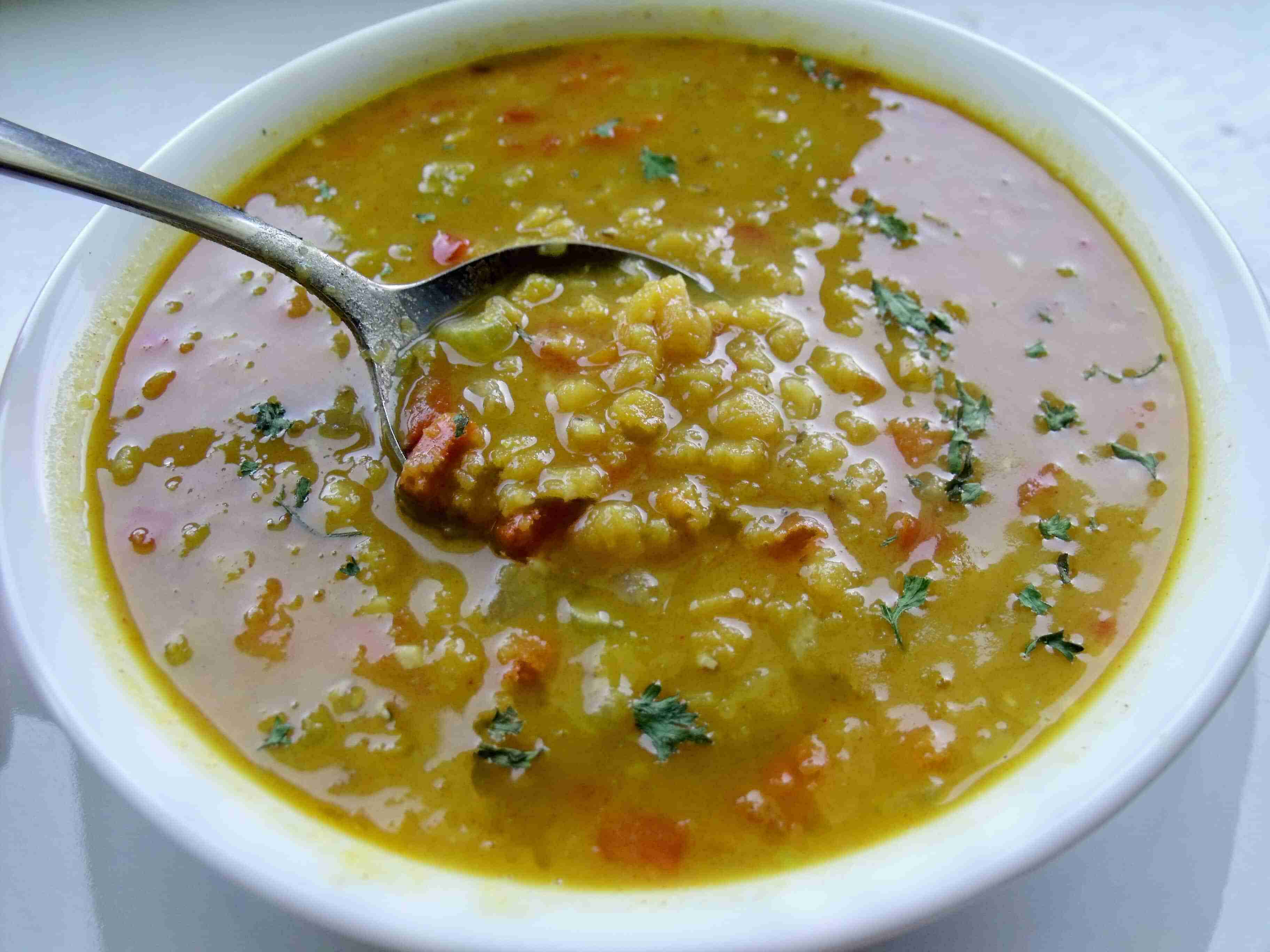 Misir Alicha Yellow Lentil Stew with Turmeric