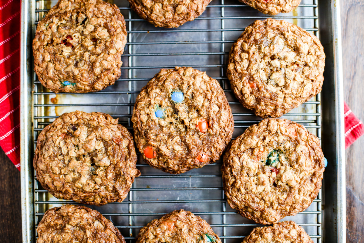 One-Bowl Cinnamon Sugar Monster Cookies