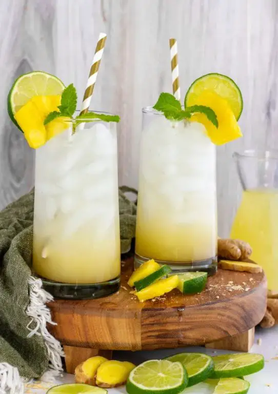Stirred Coconut and Lime Rum Cooler