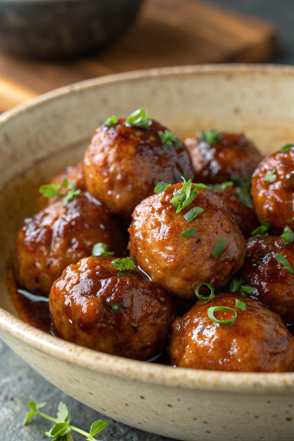 Maple-Glazed Venison Meatballs with Wisconsin Cheddar Sauce