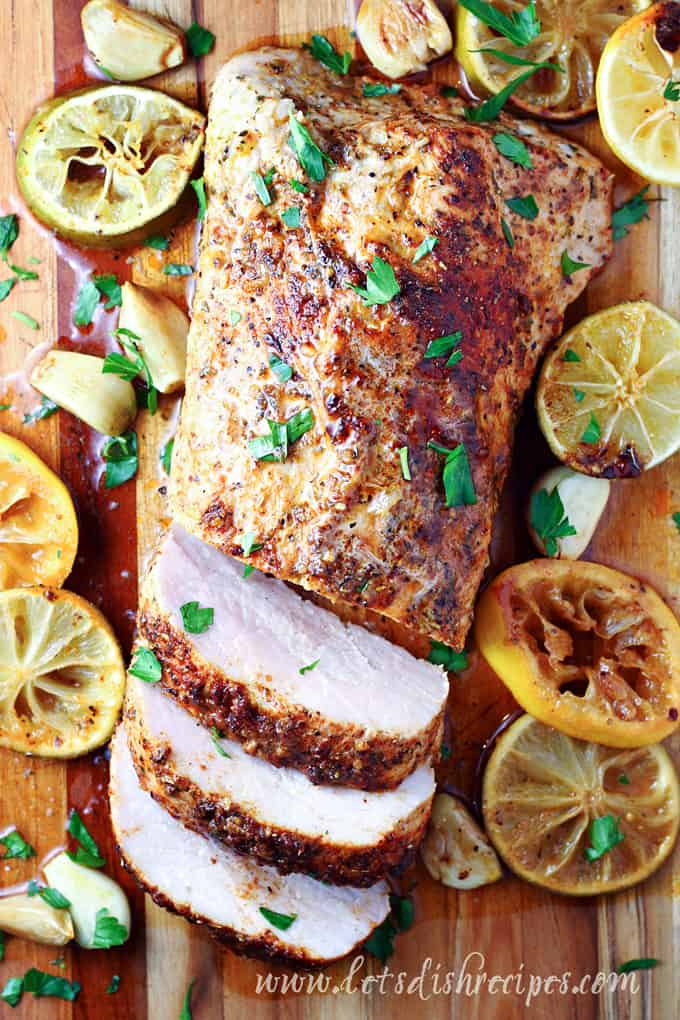 Grilled Citrus-Marinated Pork Tenderloin with Garlic and Thyme