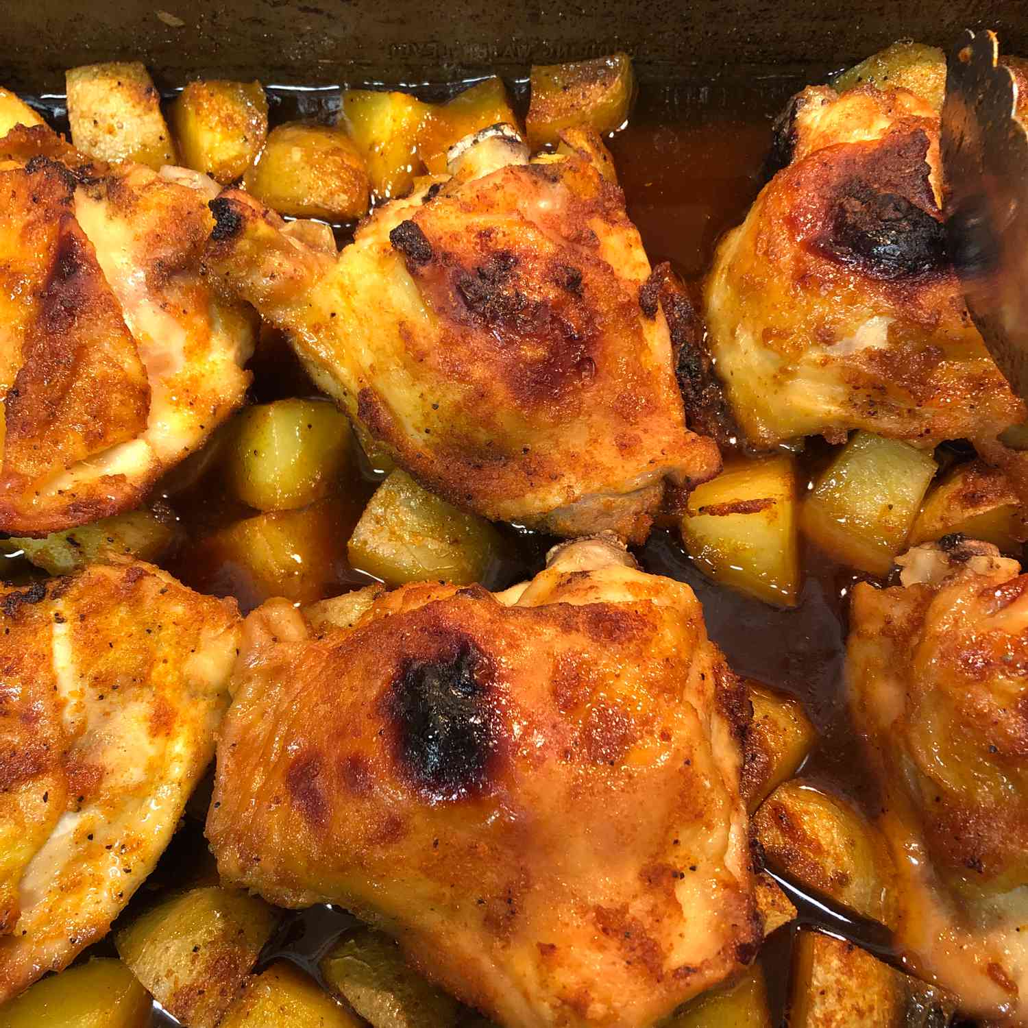One-Pan Roasted Chicken with Garlic and Potatoes