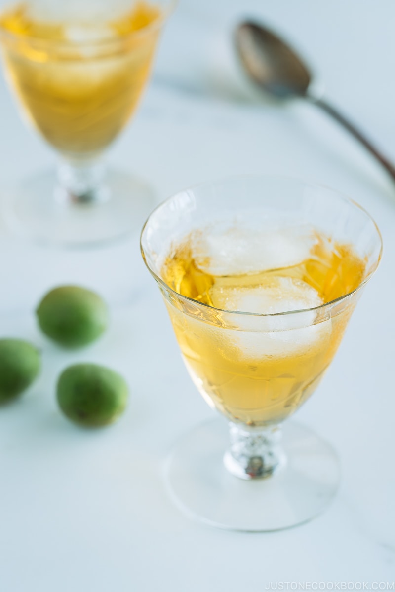 Umeshu Plum Whiskey Highball with Soda