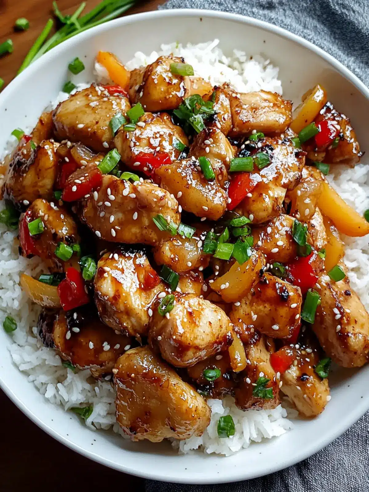 Sautéed Garlic Ginger Chicken with Lemon Zest