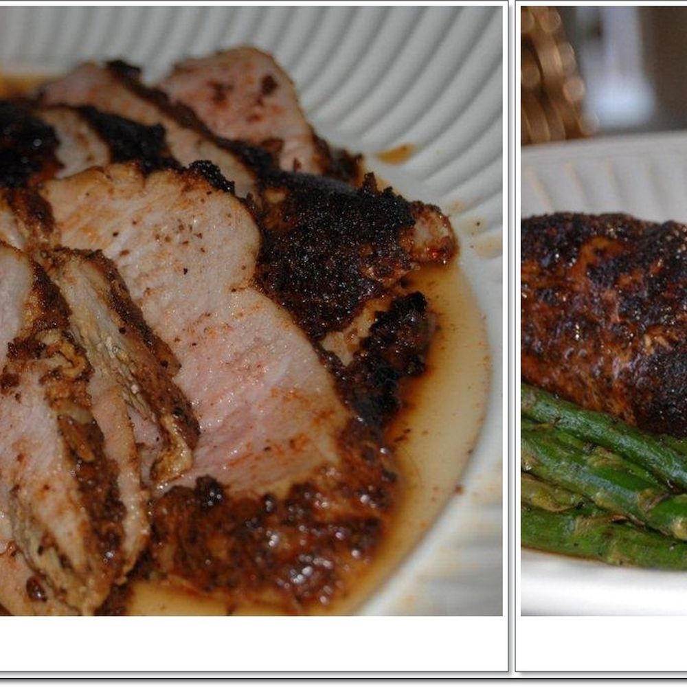 Coffee-Rubbed Pork Tenderloin with Cocoa and Chili