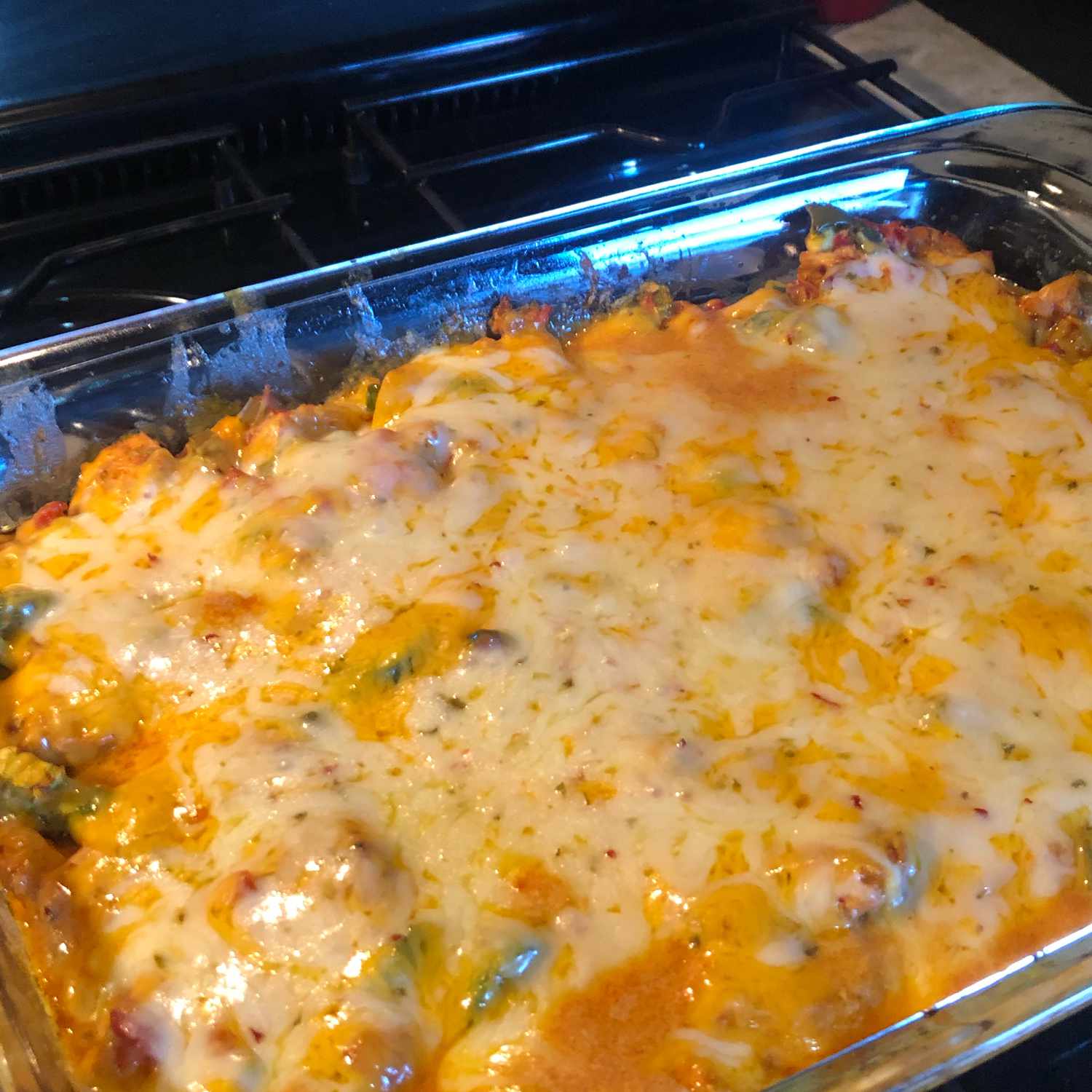 Baked Spicy Keto Chicken and Cheese Casserole