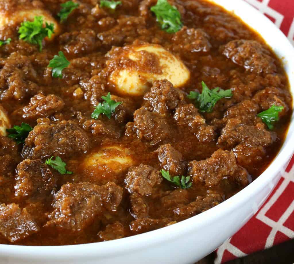 Spiced Ethiopian Zigni Wat Ground Beef Stew