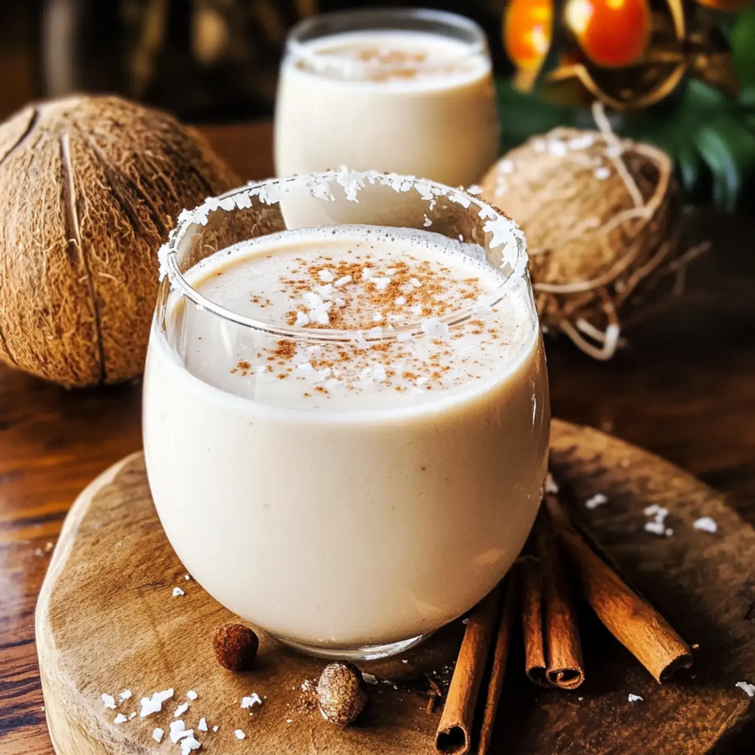 Puerto Rican Coquito Coconut Eggnog