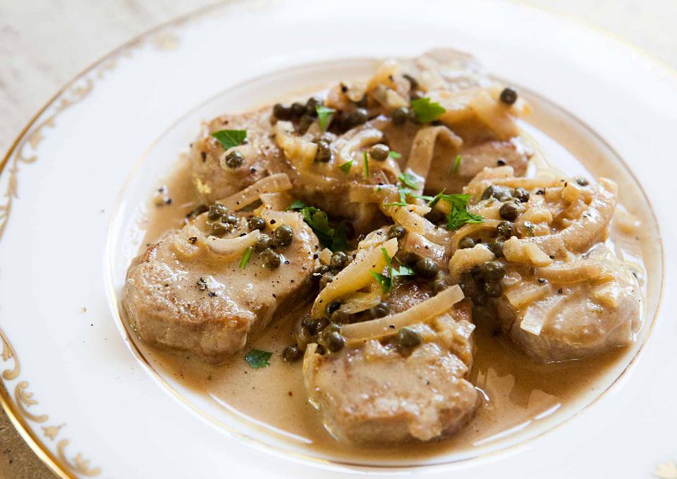 Pan-Seared Pork Medallions with Mustard Cream Sauce