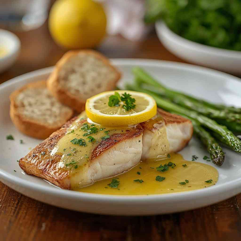 Pan-Seared Gulf Coast Snapper with Lemon Garlic Butter